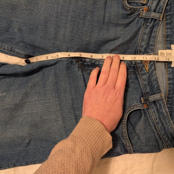 H&M high rise wideleg jeans sz 10 - Picture 4 of 6